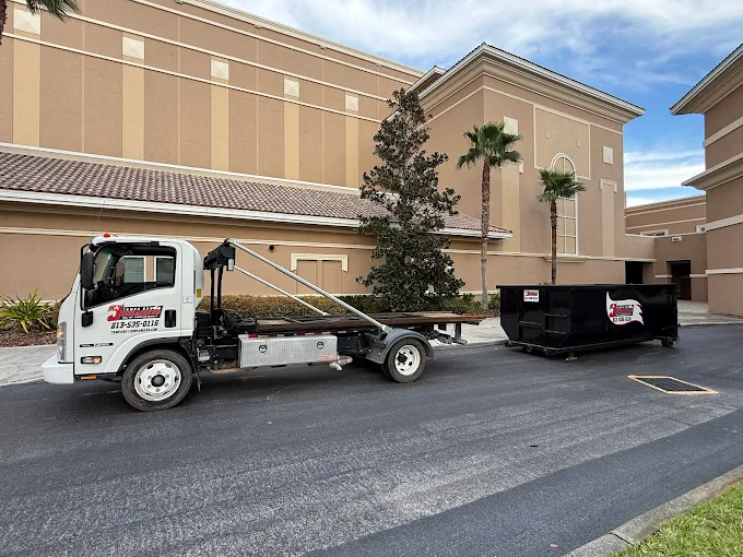 Before: cluttered space ready for junk removal in Tampa Bay FL